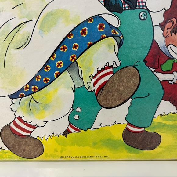 1974 Raggedy Ann A Little Folks Game Milton Bradley Great Condition - Picture 6 of 6